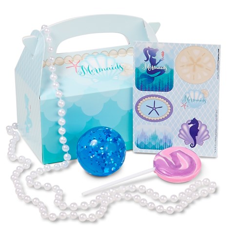 Mermaids Under the Sea Filled Party Favor Box