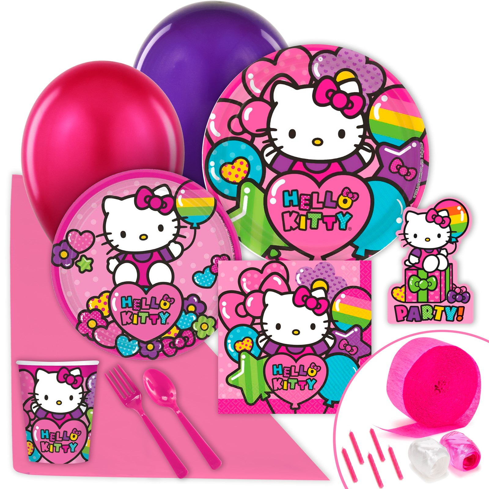 rainbow hello kitty pop it