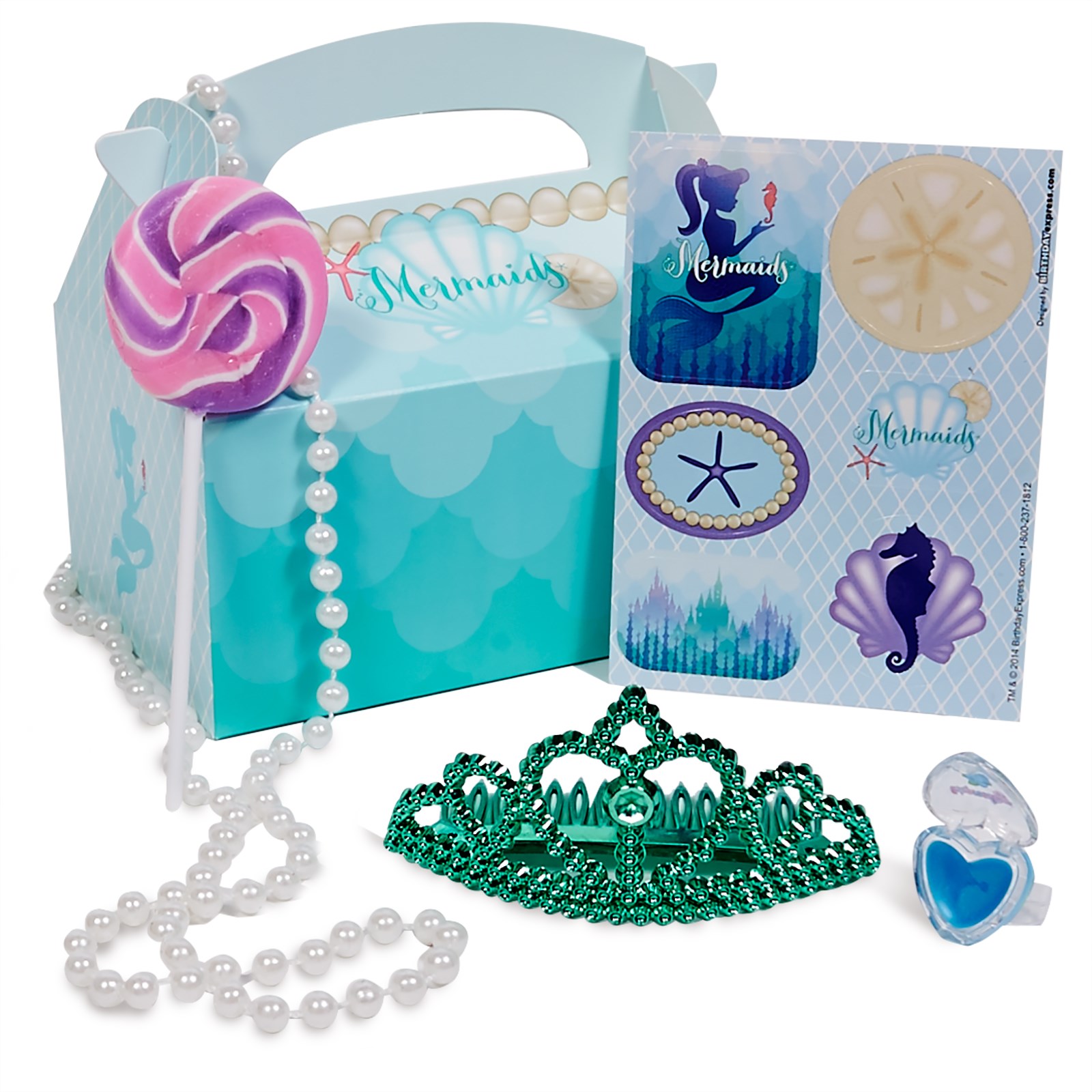 Mermaids Under the Sea Party Favor Box