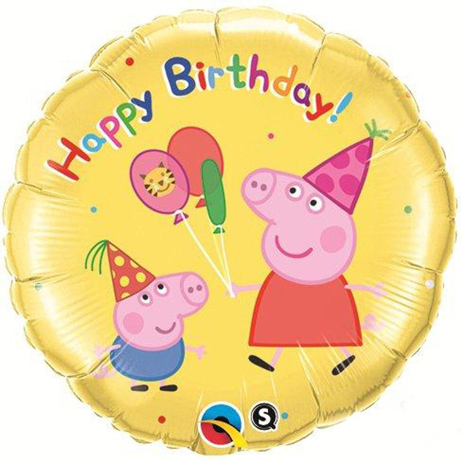 Peppa Pig Happy Birthday Foil Balloon | BirthdayExpress.com