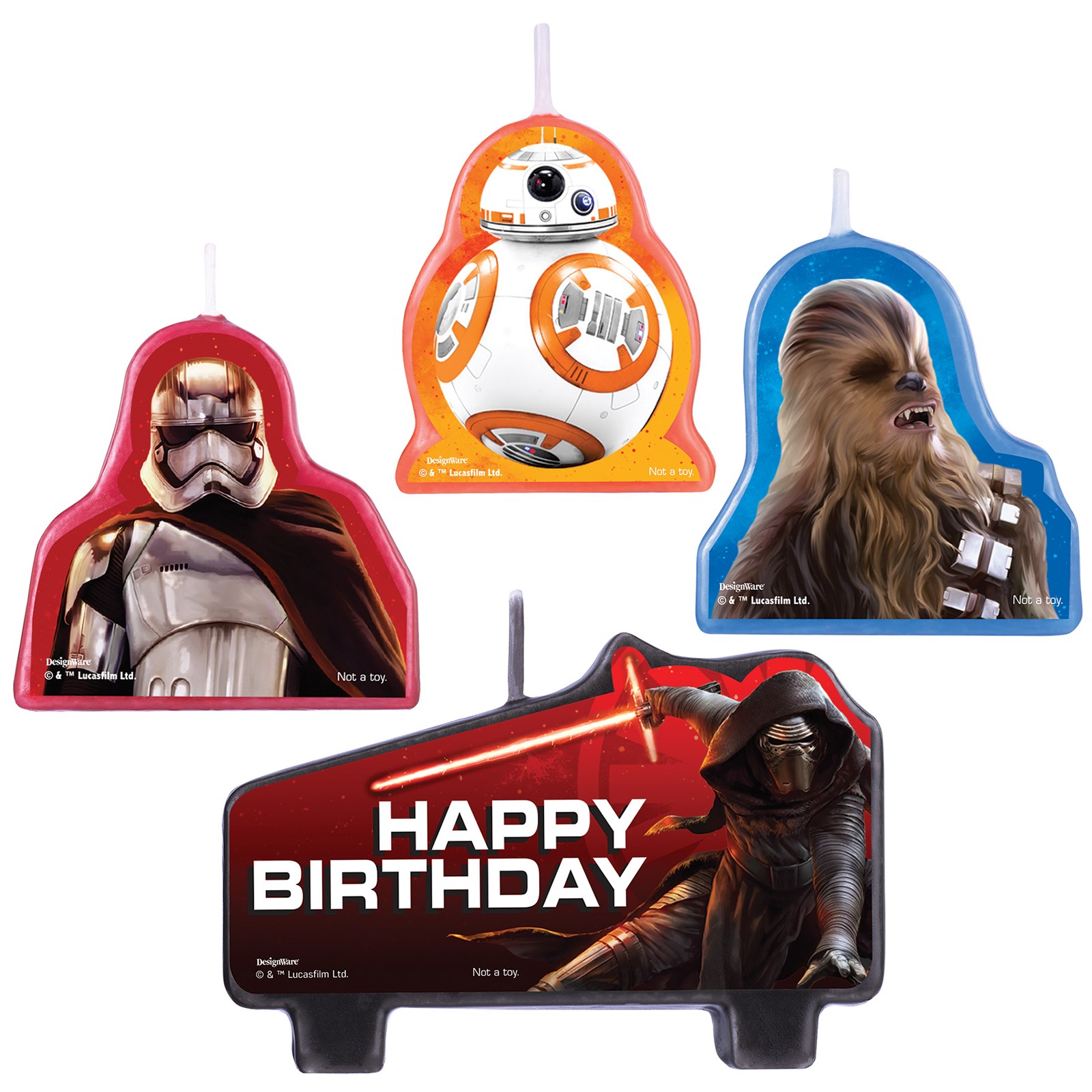 Star Wars Birthday Candle Set