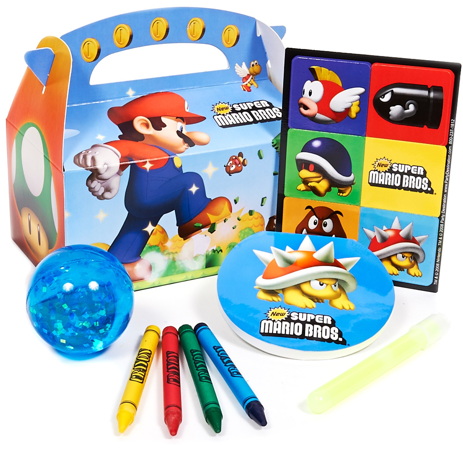 Super Mario Party Favor Box