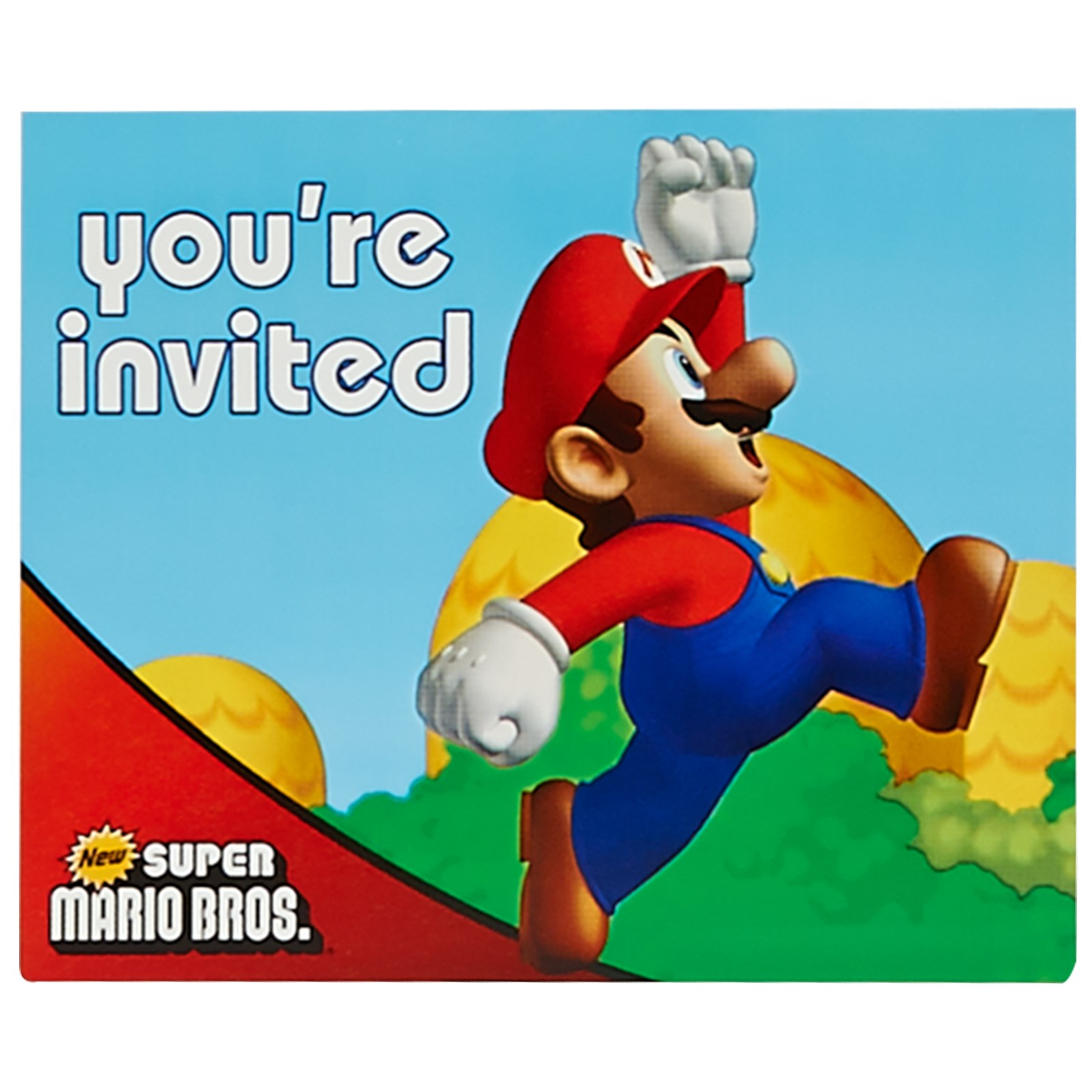 Super Mario Party Invitations