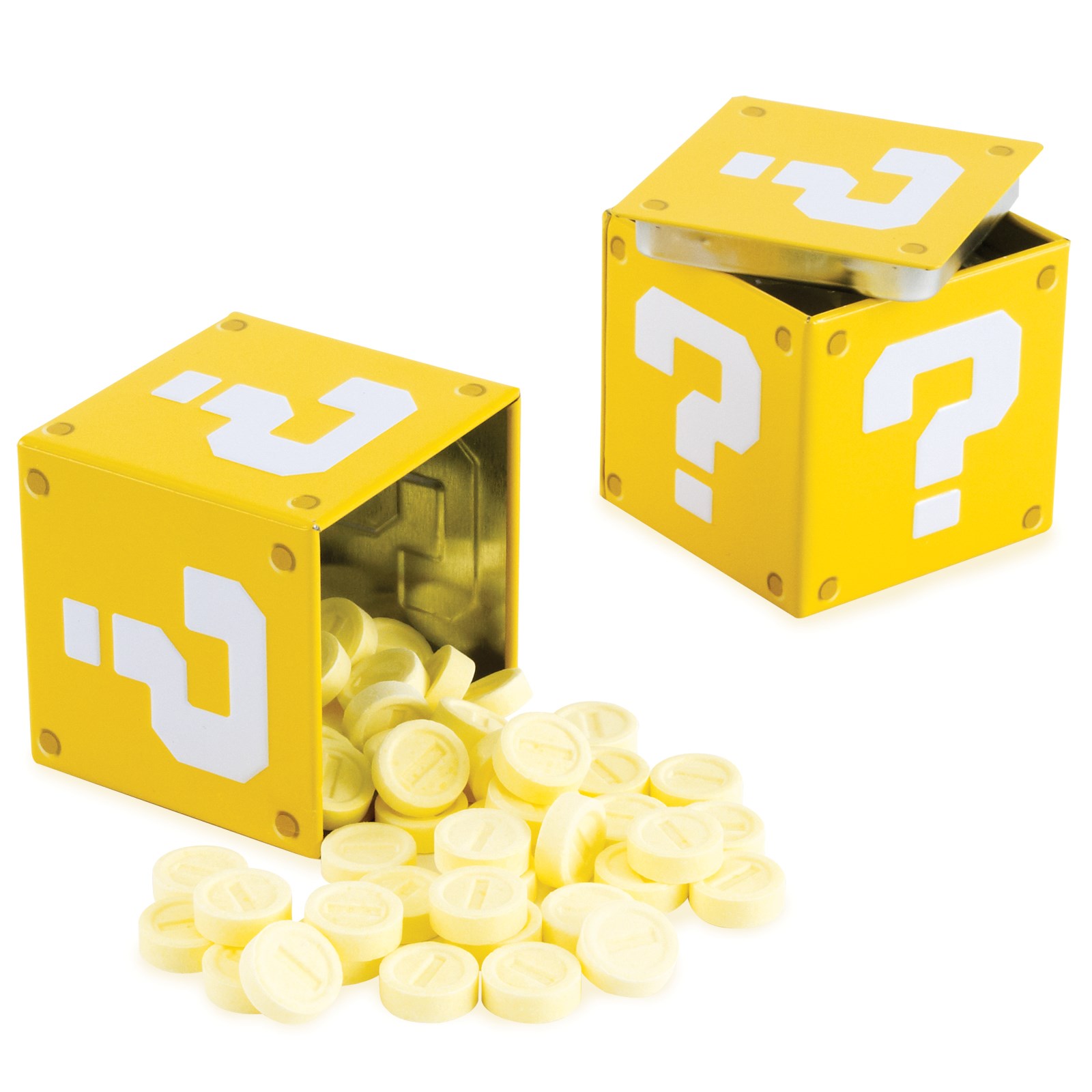 Super Mario Question Mark Box with Coin Shaped Candies