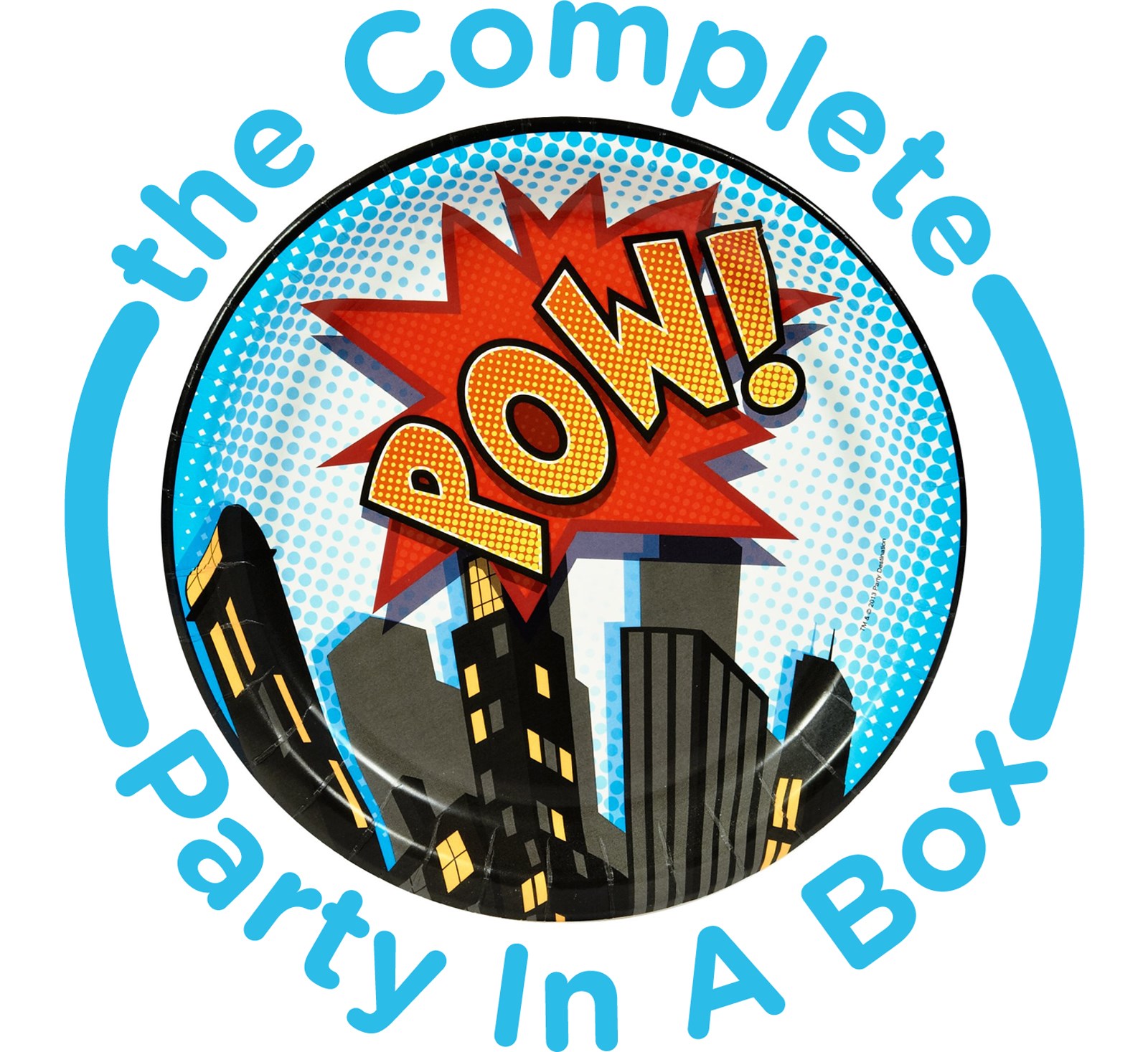Superhero Party Supplies in a Box
