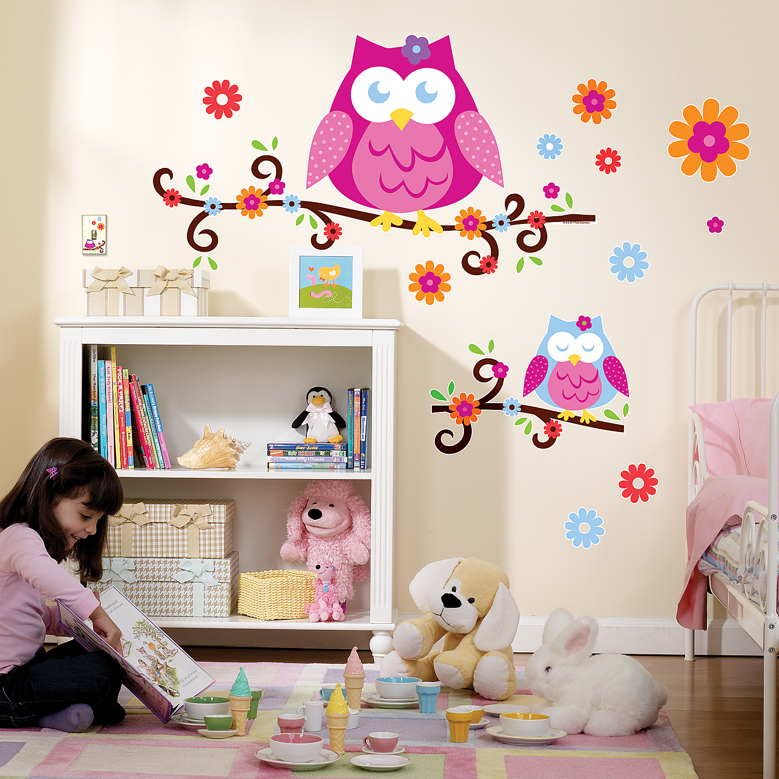 Default Image - Owl Blossom Giant Wall Decals