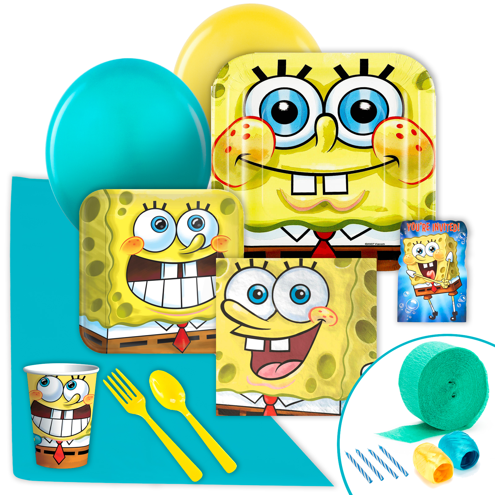 Pinata Kit BirthdayExpress Spongebob Squarepants Party Supplies 