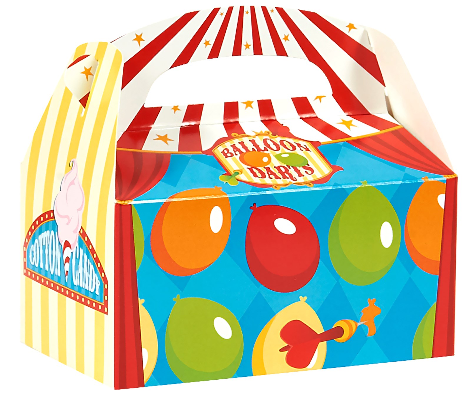 Carnival Games Empty Favor Boxes | BirthdayExpress.com