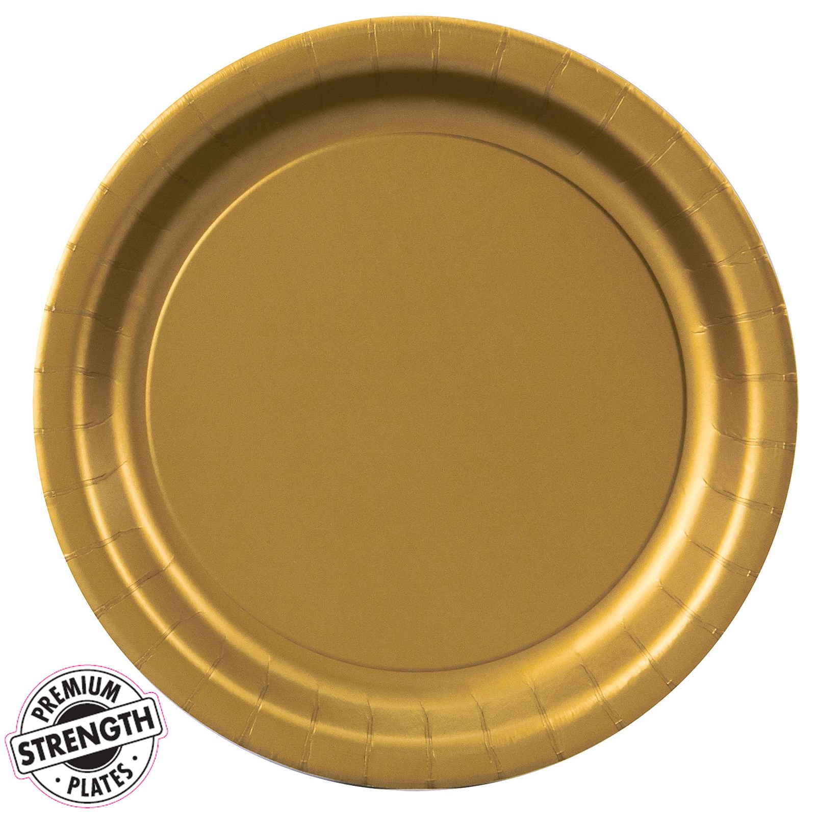 Dinner Plate - Gold | BirthdayExpress.com