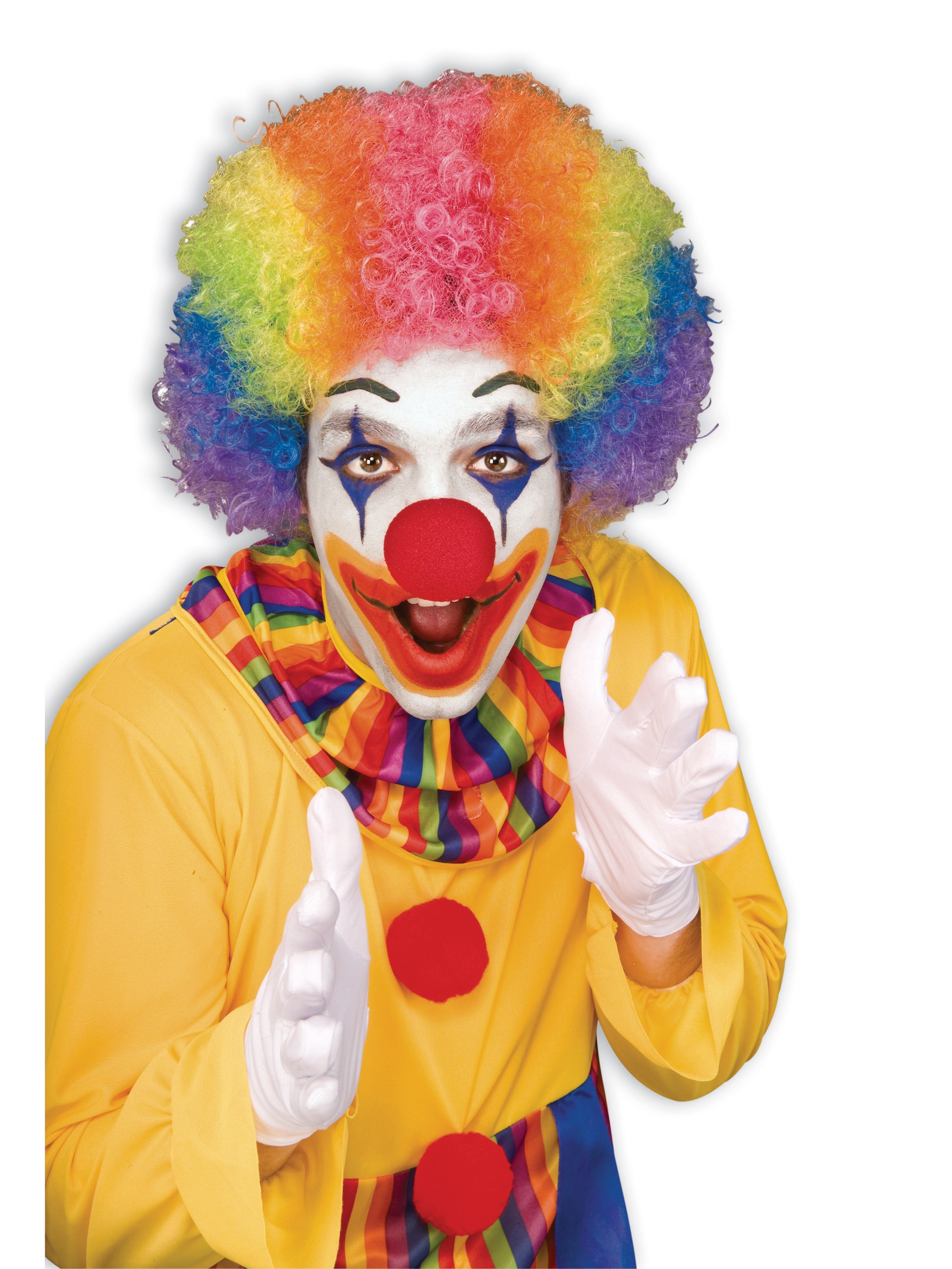 Rainbow Economy Clown Wig | BirthdayExpress.com