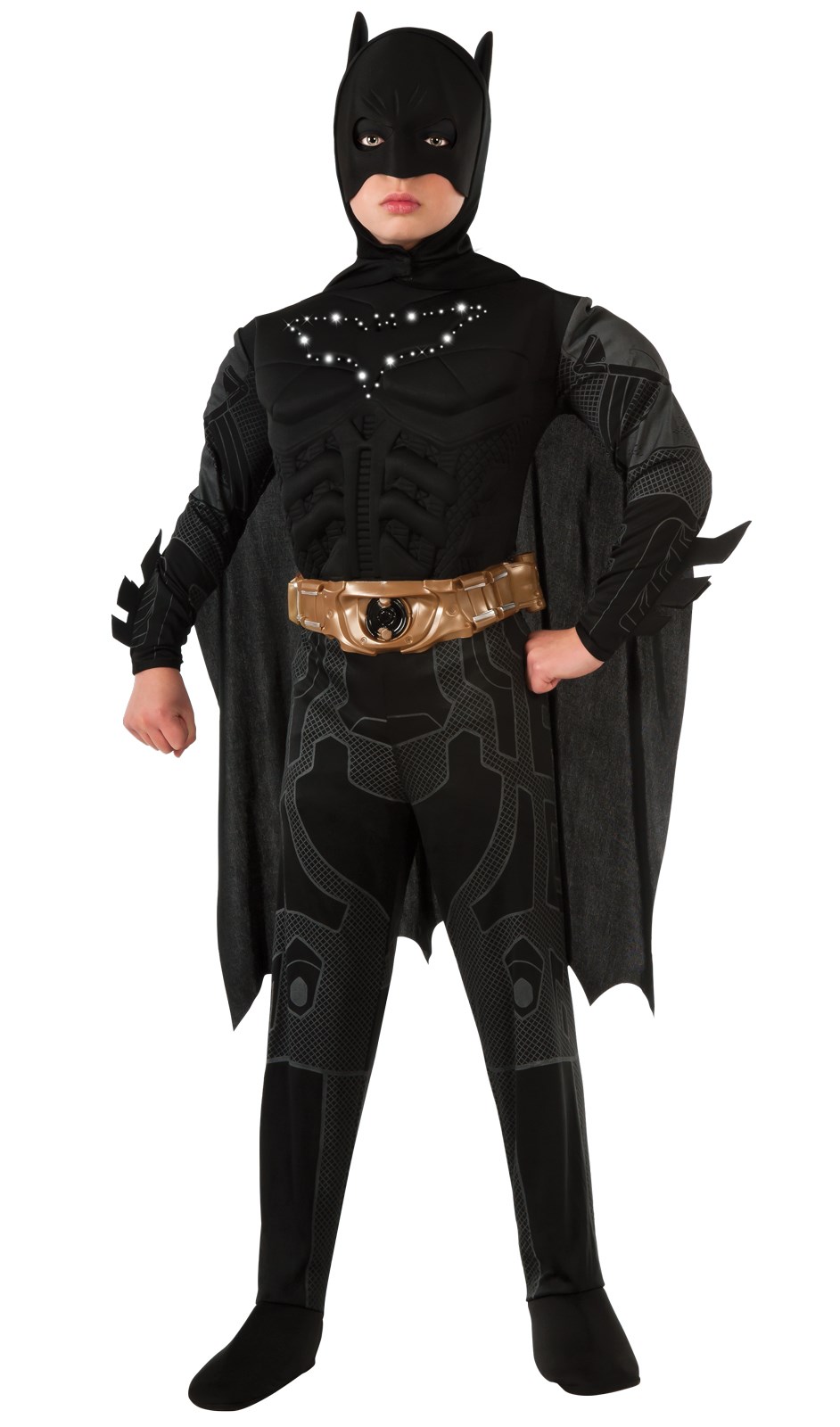 The Dark Knight Rises Batman Light-Up Kids Costume | BirthdayExpress.com